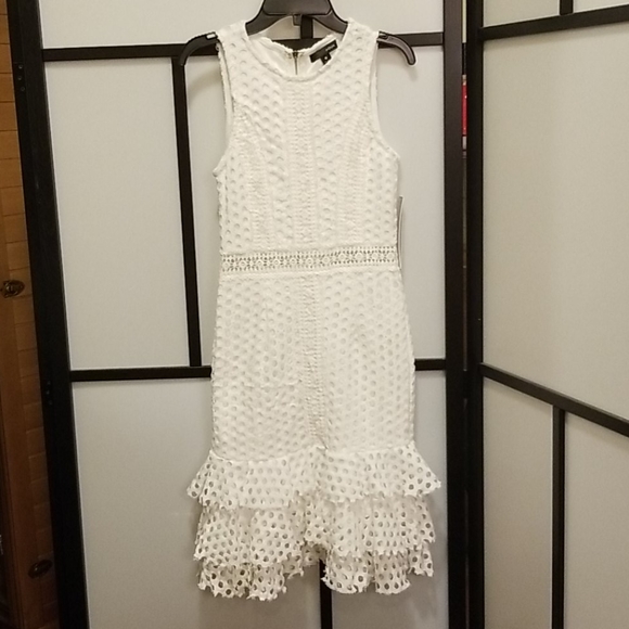 Aqua Dresses & Skirts - NWT! White eyelet dress by Aqua